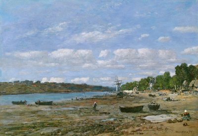 Der Strand bei Ebbe, 1879 von Eugene Louis Boudin